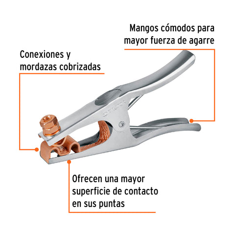 Pinza para tierra de 300 A, Truper | PTI-300 | 14234