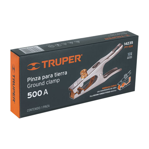 Pinza para tierra de 500 A, Truper | PTI-500 | 14235