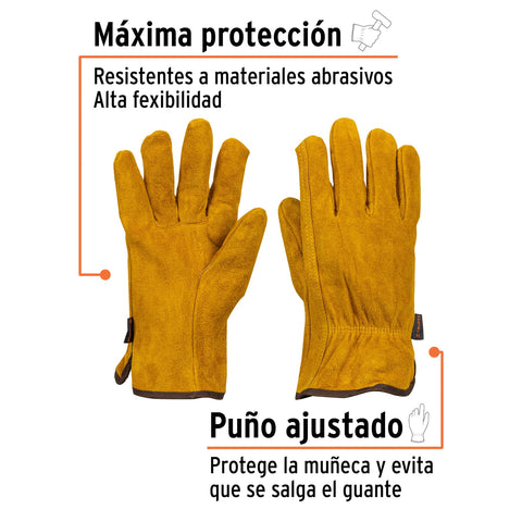 Guantes de carnaza, usos generales, G, TRUPER | GU-241 | 14240
