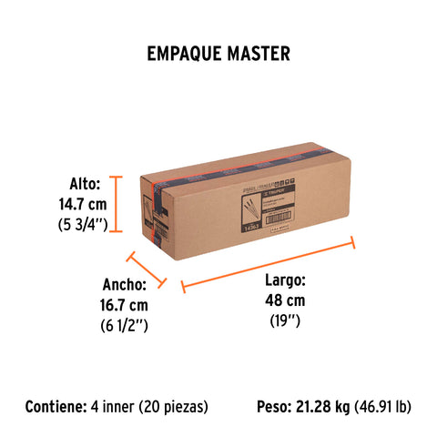 Bolsa con 1 kg de electrodos 7018 de 1/8', Truper | E7018-4 | 14363