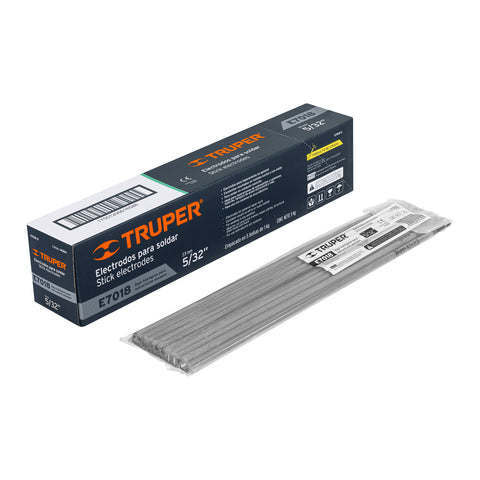 Bolsa con 1 kg de electrodos 7018 de 5/32', Truper | E7018-5 | 14364