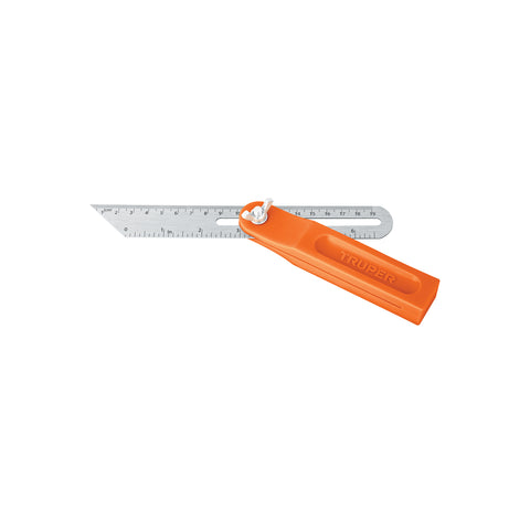 Escuadra falsa d/acero inoxidable 19cm / 6' con mango de ABS | EFT-8 | 14382
