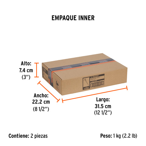 Calibrador vernier digital 6', acero inox, std y mm, TRUPER | CALDI-6MP | 14388