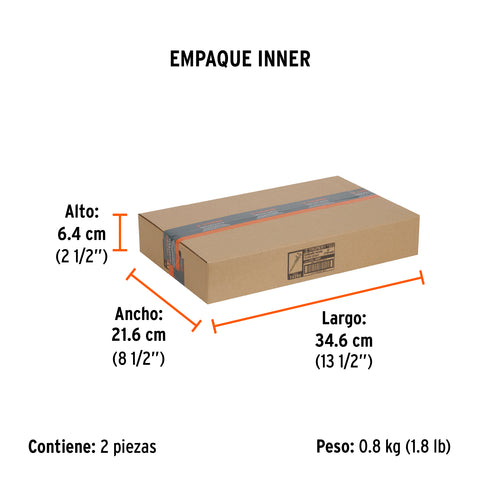 Calibrador vernier analógico 6', acero inox, std y mm,TRUPER | CAL-6MP | 14394