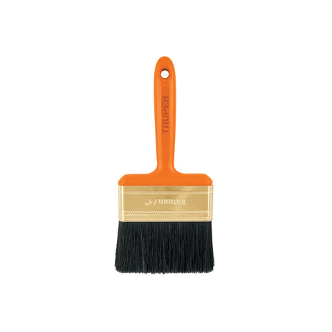 Brocha profesional de 4' con mango de plástico, Truper | BRT-4 | 14486