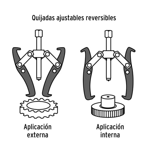 Extractor de poleas, 3 quijadas, 3', Truper | EX-P3 | 14500