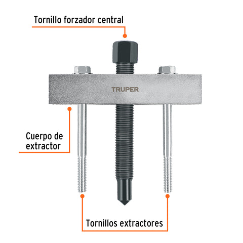 Extractor para engranes y orificios roscados, Truper | EX-OROS | 14502