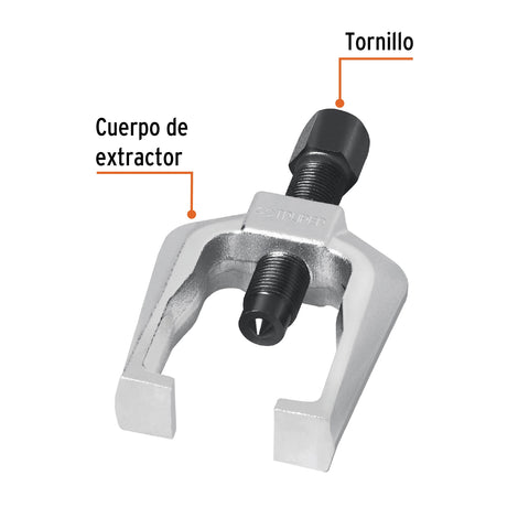 Extractor Pitman, alcance 54 mm, uso ligero, Truper | EX-PIT-L | 14513