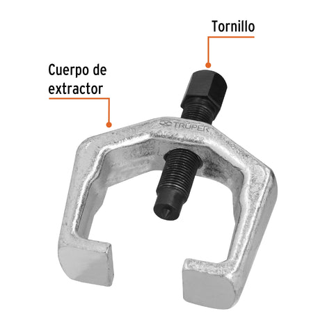 Extractor Pitman, alcance 63 mm, uso pesado, Truper | EX-PIT-P | 14514