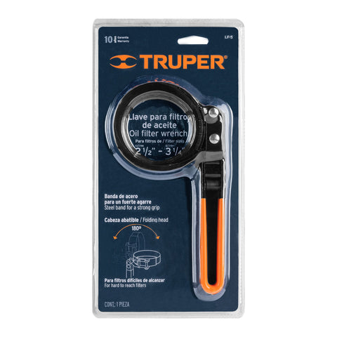 Llave de banda metálica 2-1/2' a3-1/4' para filtro de aceite | LF-5 | 14515