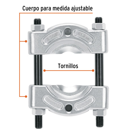 Extractor de baleros de 25 a 62 mm, Truper | EX-B2 | 14516