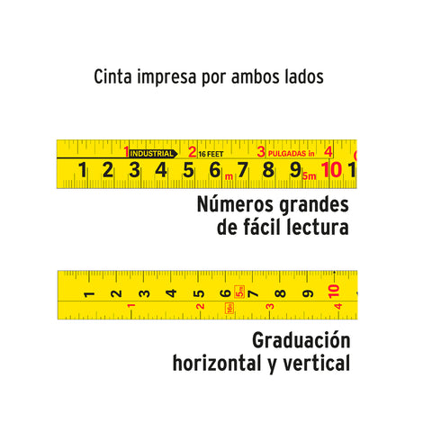 Flexómetro Gripper contra impactos 3 m cinta 13 mm, Truper | FH-3M | 14577