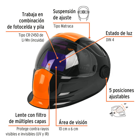 Careta electrónica p/soldar, panel digital, 9 a 13, EXPERT | CAREL-913DX | 14632