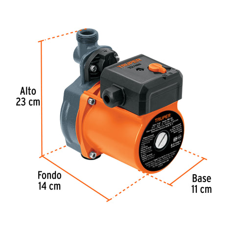 Bomba presurizadora 1/6 HP, TRUPER | PRE-1/6 | 14635
