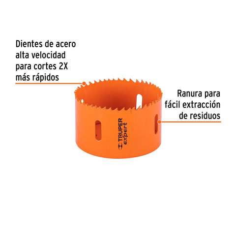 Brocasierra bimetálica 3-1/4', Truper Expert | COBI-3-1/4 | 14638