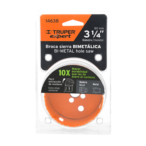 Brocasierra bimetálica 3-1/4', Truper Expert | COBI-3-1/4 | 14638