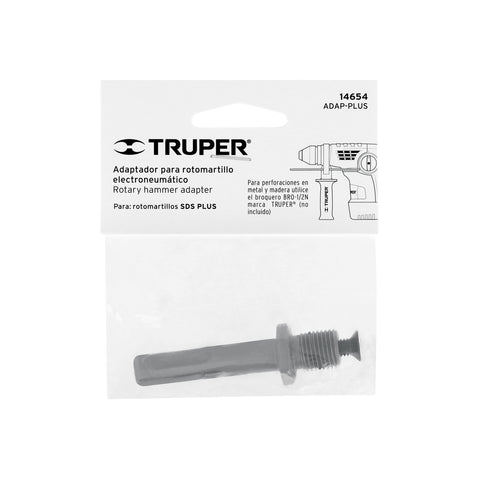Adaptador para rotomartillos, SDS PLUS, Truper | ADAP-PLUS | 14654