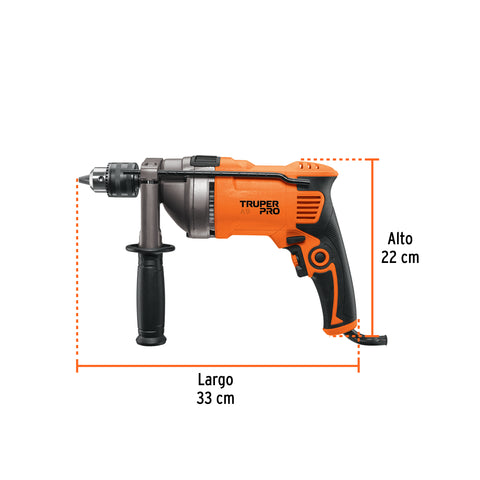 Rotomartillo 1/2', 850W, TRUPER PRO | ROTO-1/2A9 | 14659