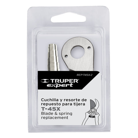 Cuchilla y resorte de repuesto para T-45X, TRUPER | REP-T45X-2 | 14715