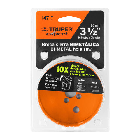 Brocasierra bimetálica 3-1/2', Truper Expert | COBI-3-1/2 | 14717