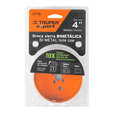 Brocasierra bimetálica 4', Truper Expert | COBI-4 | 14718
