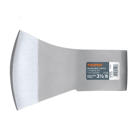 Hacha labor entera 3-1/2 lb, sin mango, TRUPER | LE-3-1/2 | 14998
