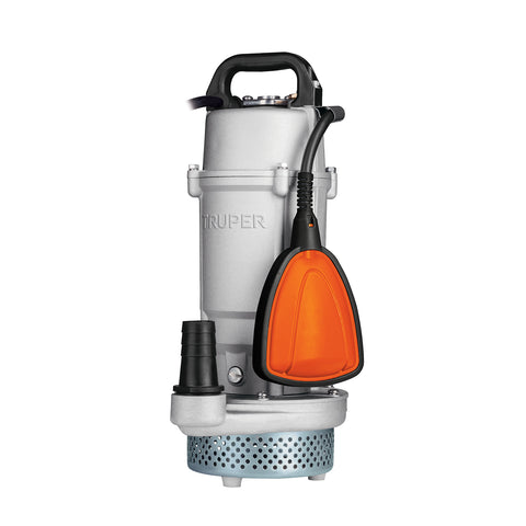 Bomba sumergible cubierta aluminio,agua limpia,1/2HP, TRUPER | BOS-1/2LPX | 15001