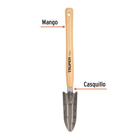 Transplantador para jardín, mango de 12-1/4', TRUPER | GTL-TR | 15034