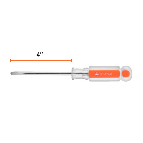 Desarmador punta Torx T 27 mango de acetato, Truper | DT-27 | 15105