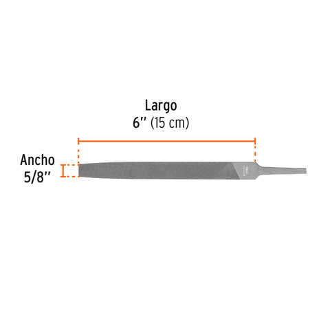 Lima plana muza 6', Truper | LPM-6 | 15153