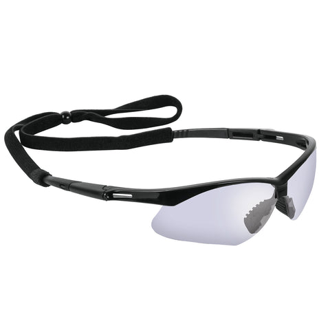Lentes seguridad espejo azul c/cordón ajustable, Sport | LESP-EZ | 15184