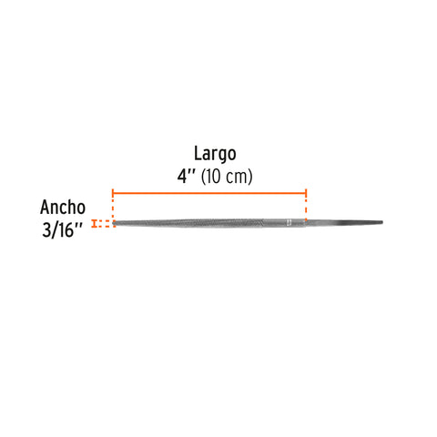 Lima redonda bastarda 4', Truper | LRB-4 | 15185