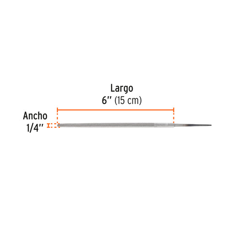 Lima redonda muza 6', Truper | LRM-6 | 15195