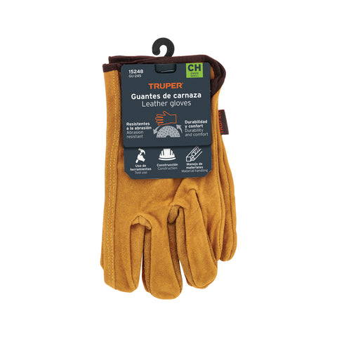 Guantes de carnaza, usos generales, CH, TRUPER | GU-245 | 15248