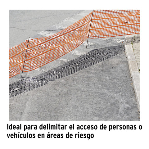 Rollo de 30 m de malla de seguridad, Truper | MASE-30 | 15264