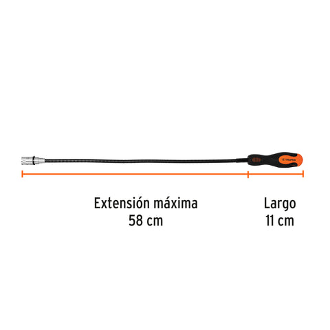 Imán flexible de acero con LED, 3 kg, Truper | PICK-UPL | 15326