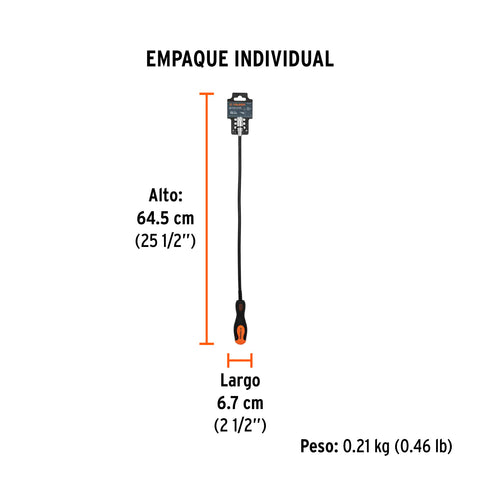 Imán flexible de acero con LED, 3 kg, Truper | PICK-UPL | 15326