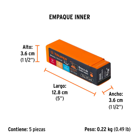 Broca HSS 11/32' Trublack para metal, Truper | BAV-11/32-N | 15335