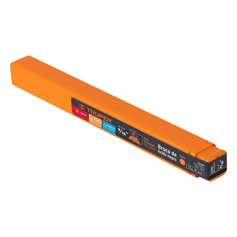 Broca HSS 9/16' Trublack para metal, Truper | BAV-9/16-N | 15391