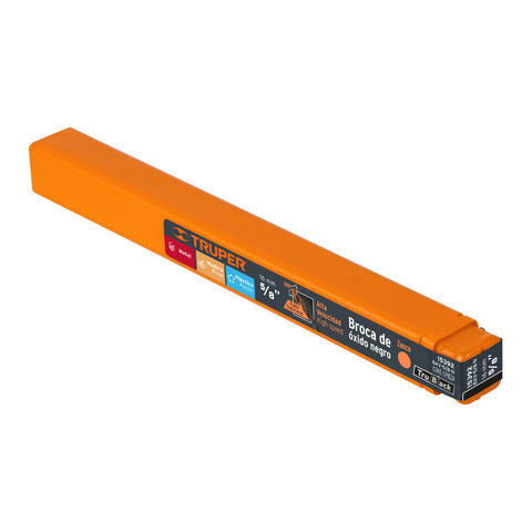 Broca HSS 5/8' Trublack para metal, Truper | BAV-5/8-N | 15392