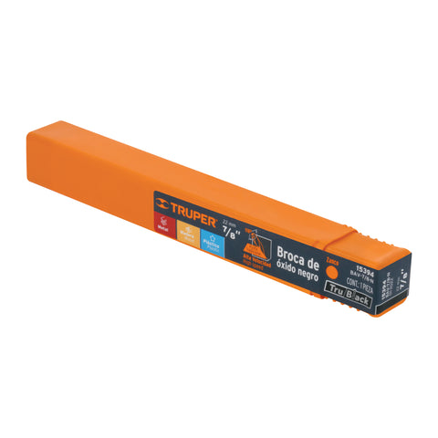Broca HSS 7/8' Trublack para metal, Truper | BAV-7/8-N | 15394