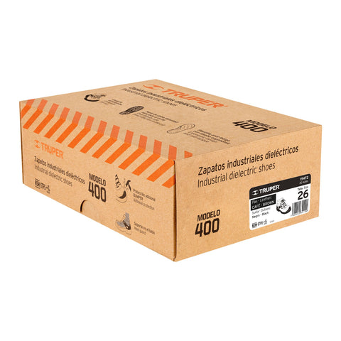 Bota de seguridad café, #26 dieléctrica antifatiga, Truper | ZC-426C | 15472