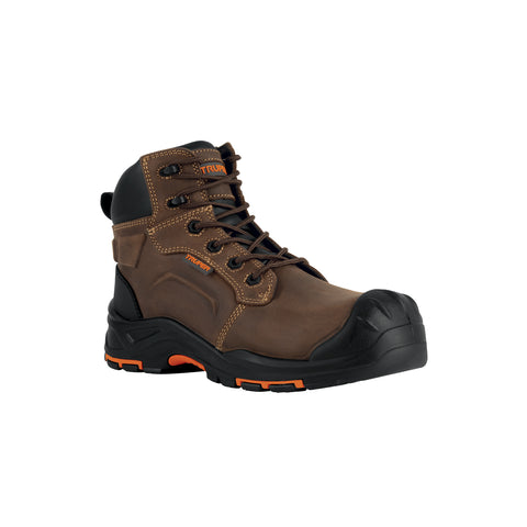 Bota de seguridad café, #28 dieléctrica antifatiga, Truper | ZC-428C | 15474