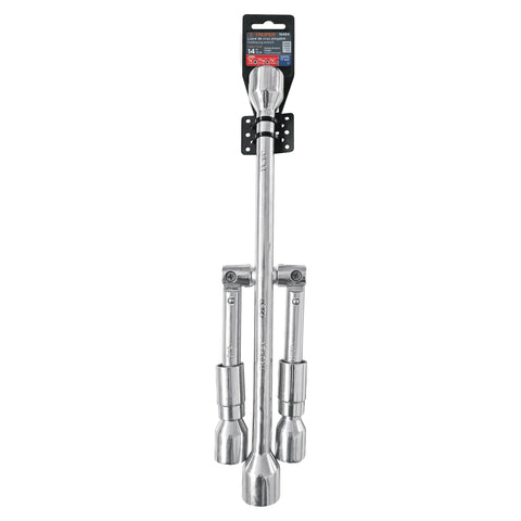 Llave de cruz 14' plegable pulida y cromada, TRUPER | LLCR-14X | 15484