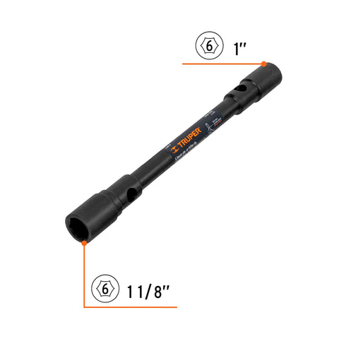 Llave de artillería, 1 x 1-1/8' boca hexagonal, TRUPER | LLAR-8 | 15486