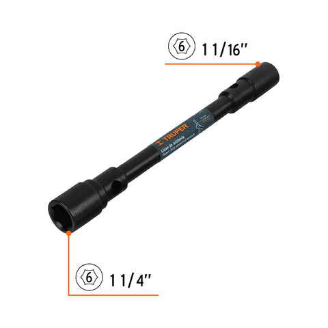 Llave de artillería 1-1/16 x 1-1/4' boca hexagonal, TRUPER | LLAR-9 | 15487
