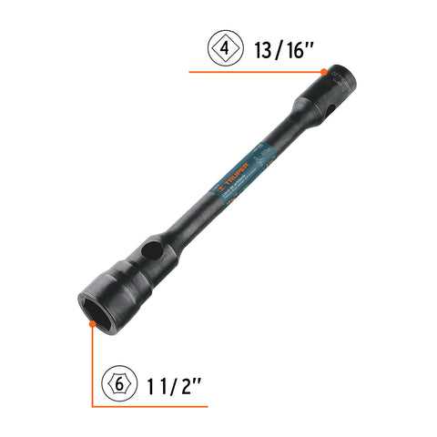Llave de artillería 13/16 x 1-1/2' boca cuadrada y hexagonal | LLAR-10 | 15488
