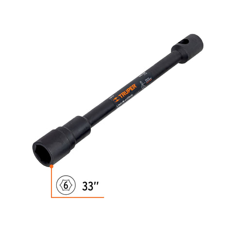 Llave de artillería 33 mm X 3/4' boca hexagonal, TRUPER | LLAR-33 | 15489