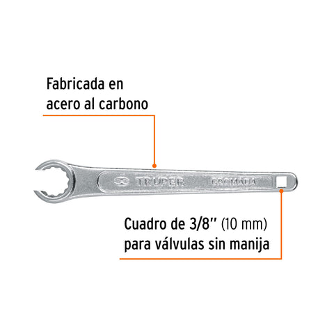Llave 9' para tanque de gas, Truper | LL-GA | 15490