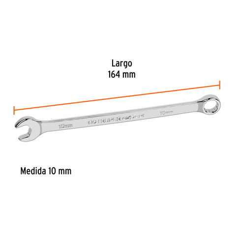 Llave combinada extralarga 10 mm x 164 mm de largo, Expert | LL-2010M | 15614